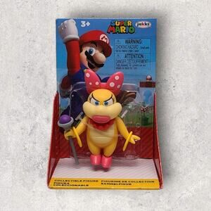 NEW Super Mario Mini Action Figure Wendy Koopa 2.5"